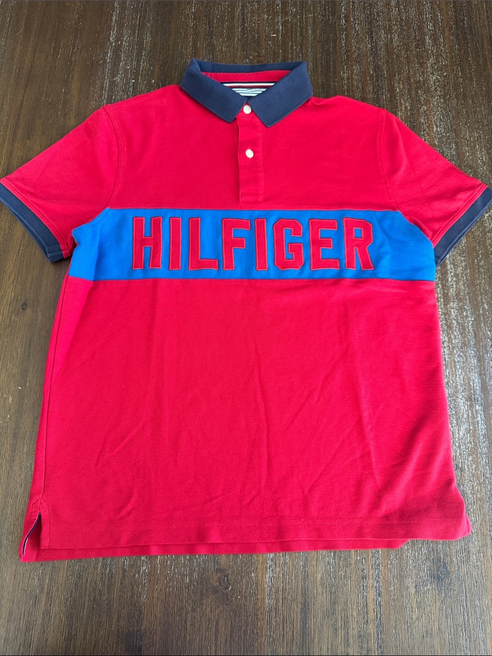 Tommy Hilfiger Red Polo Size M